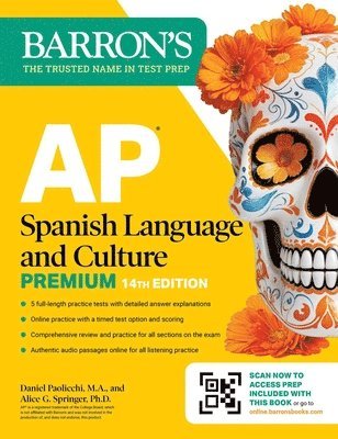 bokomslag AP Spanish Language and Culture Premium, Fourteenth Edition: Prep Book with 5 Practice Tests + Comprehensive Review + Online Practice (2026)