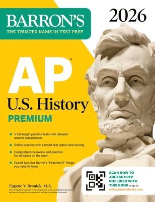 bokomslag AP U.S. History Premium, 2026: Prep Book with 5 Practice Tests + Comprehensive Review + Online Practice