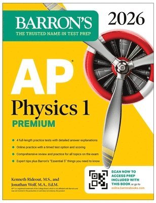 bokomslag AP Physics 1 Premium, 2026: Prep Book with 4 Practice Tests + Comprehensive Review + Online Practice