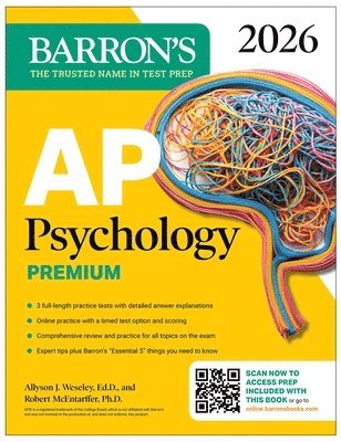 bokomslag AP Psychology Premium, 2026: Prep Book with 3 Practice Tests + Comprehensive Review + Online Practice
