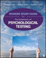 bokomslag Student Study Guide for Foundations of Psychological Testing