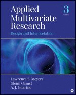 bokomslag Applied Multivariate Research