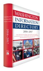 Cq Press, CQ Press, CQ Press - Washington Information Directory 2016-2017, Inbunden