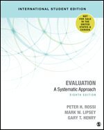 Peter H. Rossi, Mark W. Lipsey, Gary T. Henry - Evaluation - International Student Edition, Häftad