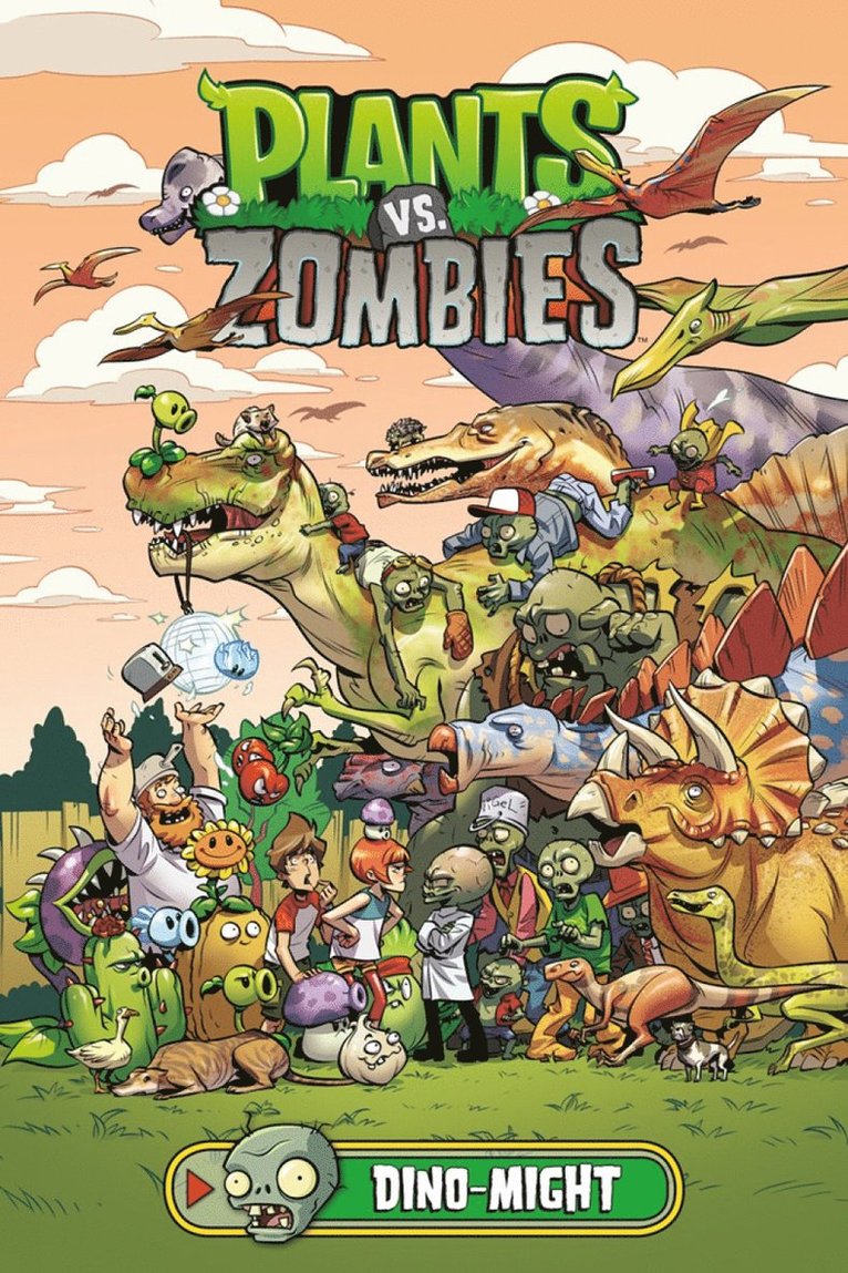 Paul Tobin - Plants vs. Zombies Volume 12: Dino-Might, Inbunden