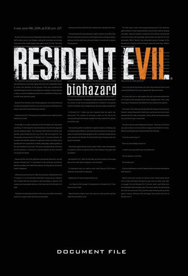 bokomslag Resident Evil 7: Biohazard Document File