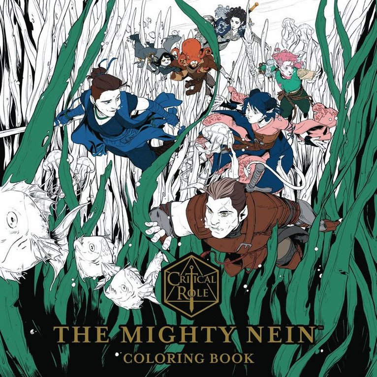 Critical Role, Critical Role - Critical Role: The Mighty Nein Coloring Book, Häftad