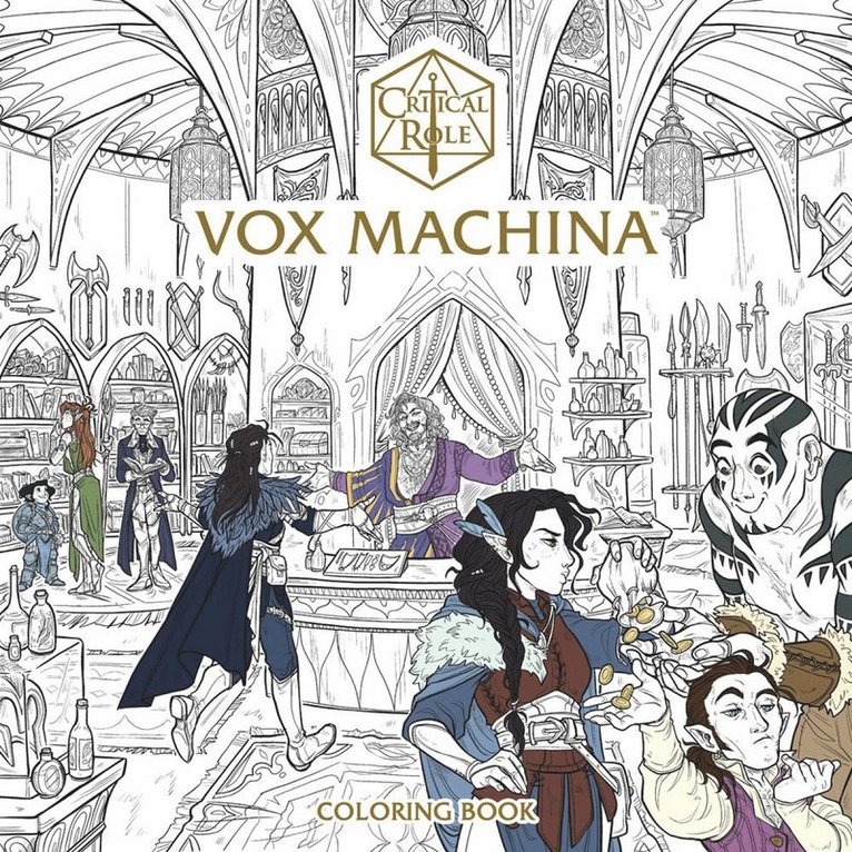 Critical Role - Critical Role: Vox Machina Coloring Book, Häftad