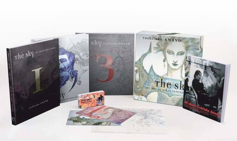 Yoshitaka Amano - Sky: The Art of Final Fantasy Boxed Set (Second Edition), Inbunden