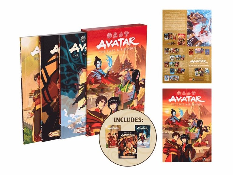 Faith Erin Hicks, Peter Wartman, Adele Matera, Faith Erin Hicks - Avatar: The Last Airbender--Fire and Family Treasury Boxed Set, Inbunden