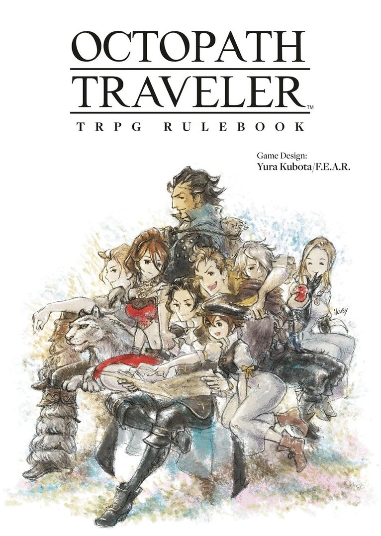 Square Enix - Octopath Traveler TRPG Rulebook, Inbunden