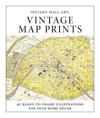 Instant Wall Art - Vintage Map Prints 1