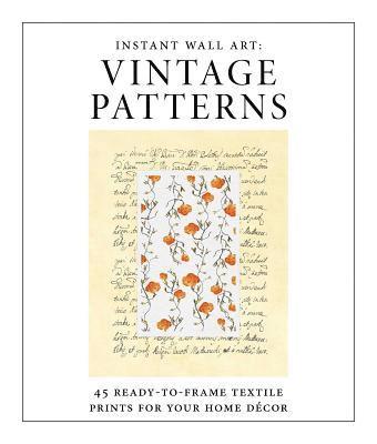 Instant Wall Art - Vintage Patterns 1