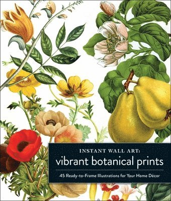 Adams Media - Instant Wall Art Vibrant Botanical Prints, Häftad