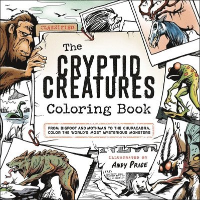 Cryptid Creatures Coloring Book