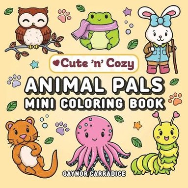 bokomslag Animal Pals Mini Coloring Book