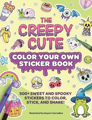 Creepy Cute Color Your Own Sticker Book