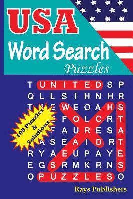Rays Publishers - USA Word Search Puzzles, Häftad