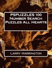 bokomslag PSPUZZLES 100 Number Search Puzzles All Hearts