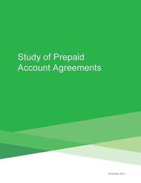 bokomslag Study of Prepaid Account Agreements