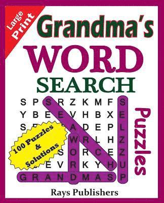 bokomslag Grandma's Word Search Puzzles