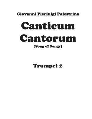 bokomslag Canticum Cantorum - brass quintet - Trumpet 2