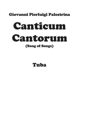 Canticum Cantorum - brass quintet - Tuba 1