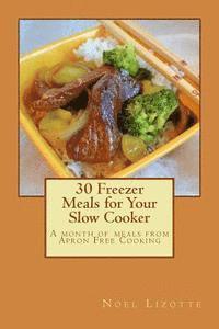 bokomslag 30 Freezer Meals for Your Slow Cooker: A month of meals from Apron Free Cooking