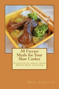 30 Freezer Meals for Your Slow Cooker: A month of meals from Apron Free Cooking 1