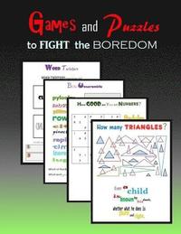 bokomslag Games and Puzzles to FIGHT the boredom