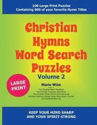 bokomslag Christian Hymns Word Search Puzzles Volume 2
