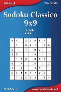bokomslag Sudoku Classico 9x9 - Difficile - Volume 4 - 276 Puzzle