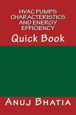 bokomslag HVAC Pumps Characteristics and Energy Efficiency: Quick Book