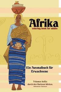 bokomslag Afrika: coloring book for adults - Ein Ausmalbuch für Erwachsene