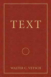 Walter C. Vetsch, Paul Bondarovski - Text, Häftad