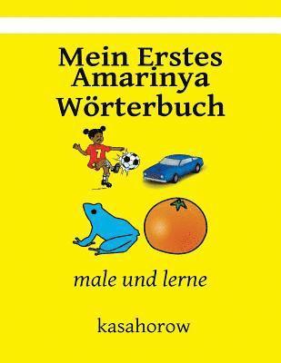 Mein Erstes Amarinya Wörterbuch: male und lerne 1