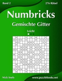 bokomslag Numbricks Gemischte Gitter - Leicht - Band 2 - 276 Ratsel