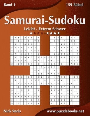 Samurai-Sudoku - Leicht bis Extrem Schwer - Band 1 - 159 Ratsel 1