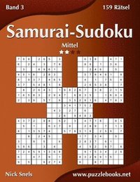 bokomslag Samurai-Sudoku - Mittel - Band 3 - 159 Rätsel