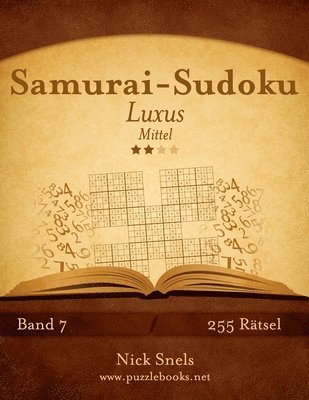 bokomslag Samurai-Sudoku Luxus - Mittel - Band 7 - 255 Ratsel