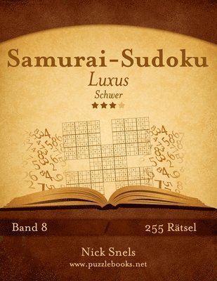 Nick Snels - Samurai-Sudoku Luxus - Schwer - Band 8 - 255 Rätsel, Häftad