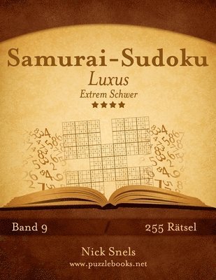 bokomslag Samurai-Sudoku Luxus - Extrem Schwer - Band 9 - 255 Ratsel