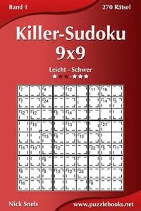 bokomslag Killer-Sudoku 9x9 - Schwer - Band 4 - 270 Rätsel