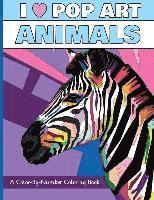 bokomslag I Heart Pop Art Animals: A Color-By-Number Coloring Book
