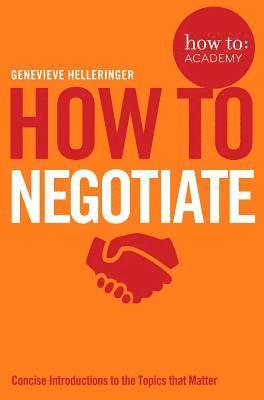 bokomslag How To Negotiate