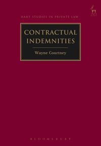 bokomslag Contractual Indemnities