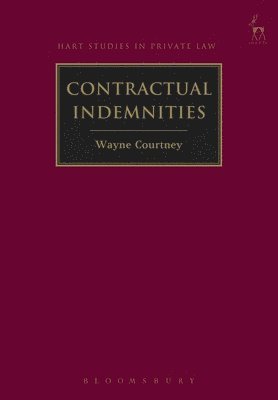 bokomslag Contractual Indemnities