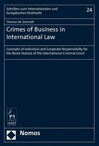 bokomslag Crimes of Business in International Law