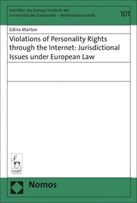 bokomslag Violations of Personality Rights through the Internet