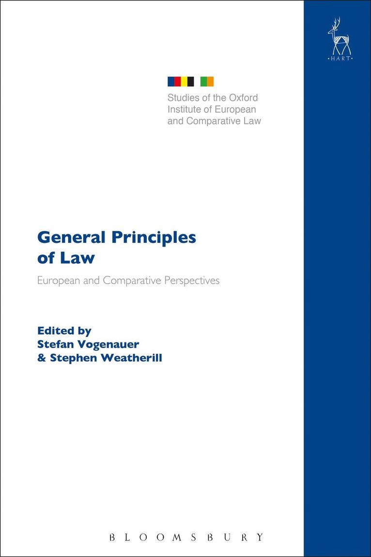 Stefan Vogenauer, Stephen Weatherill - General Principles of Law, Inbunden